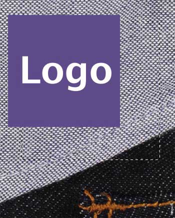 Stoffetiketten Logo