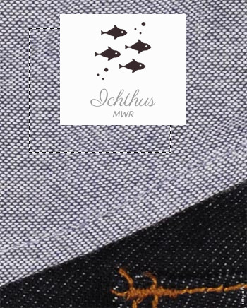 48個の衣類用縫い付けブランドラベル | クチュールラベ